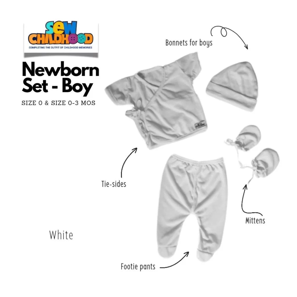 Sew Childhood Newborn Set - Boy