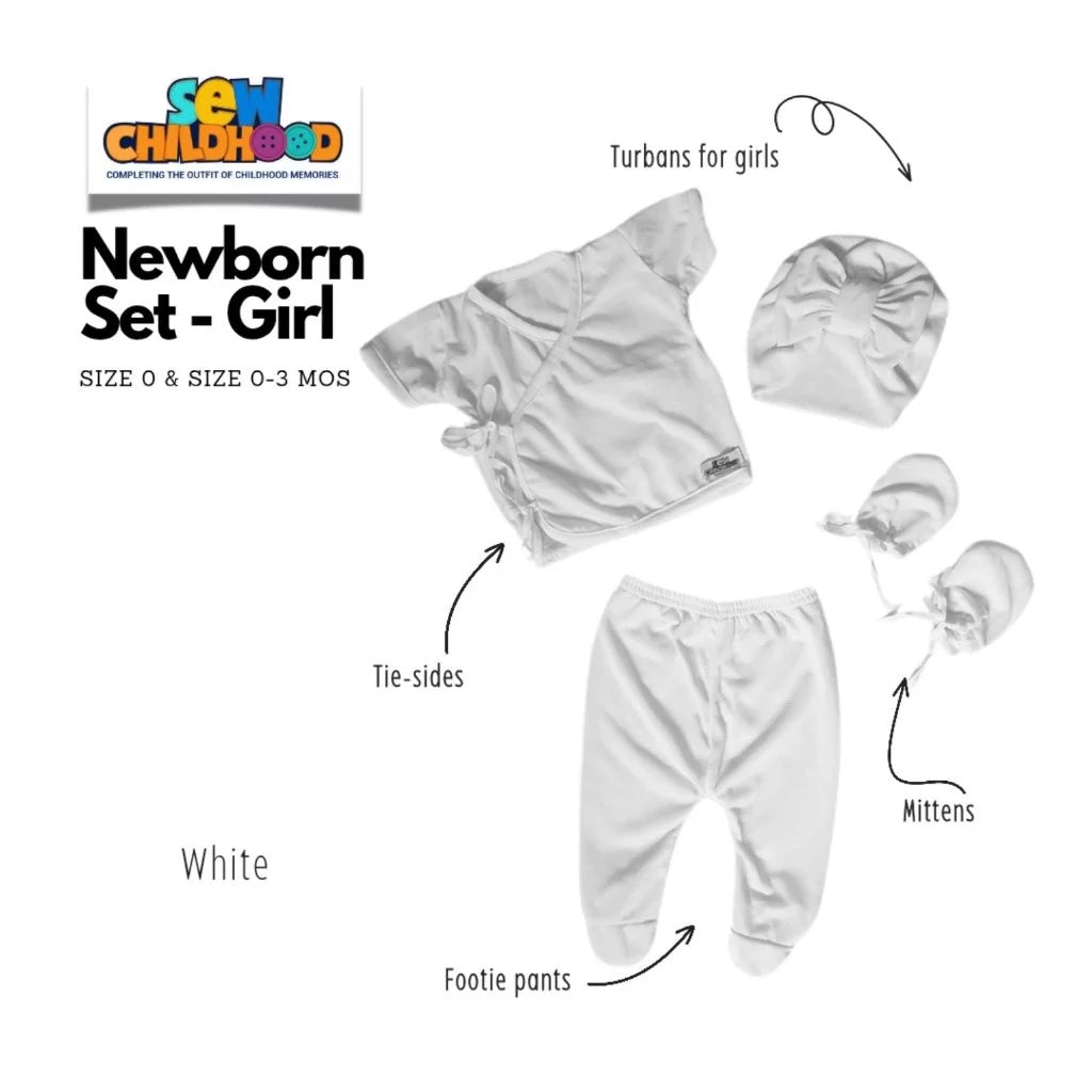 Sew Childhood Newborn Set - Girl
