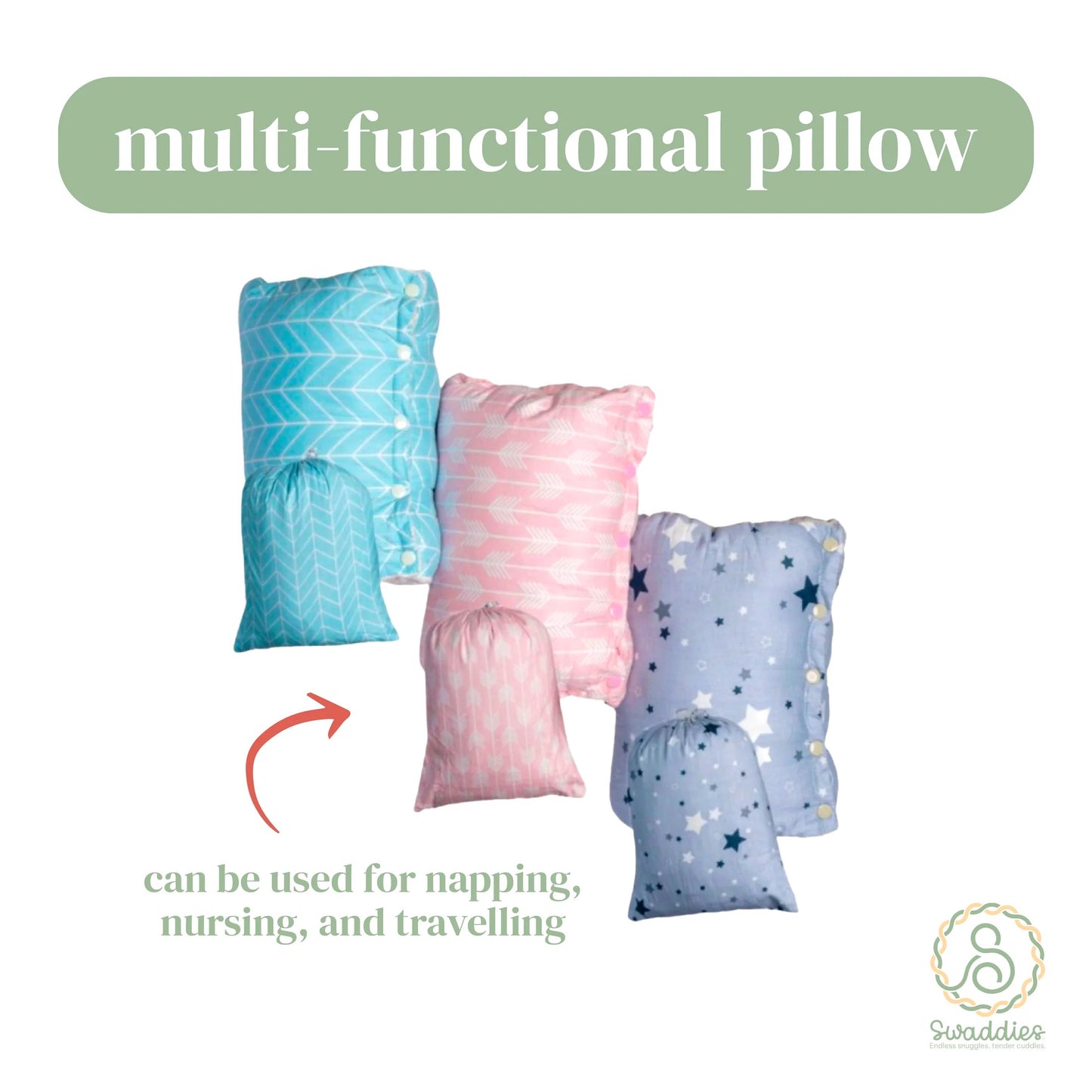 Swaddies Multi-Functional Pillow