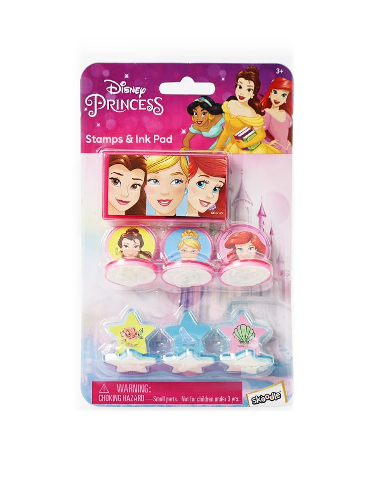 Skoodle Princess Stamps Kit with Ink Pad