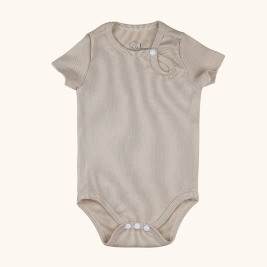 Stitcharoo Kids Ribbed Front-Detail Bodysuit