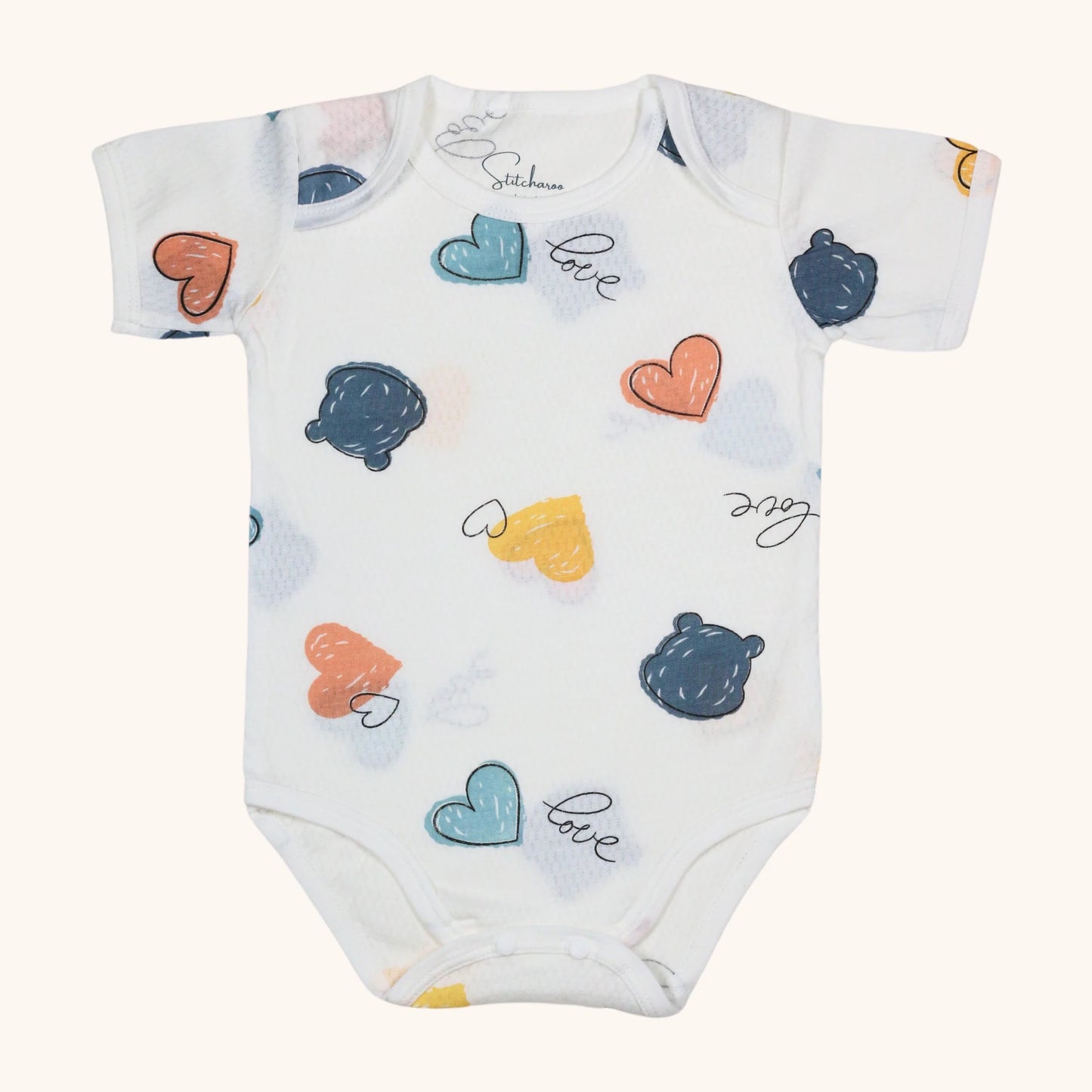 Stitcharoo Kids Air Cool Short-Sleeve Bodysuit