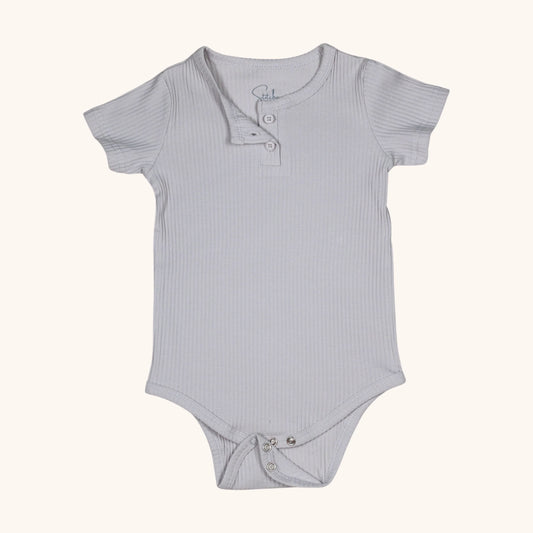 Stitcharoo Kids Ribbed Short-Sleeve Bodysuit