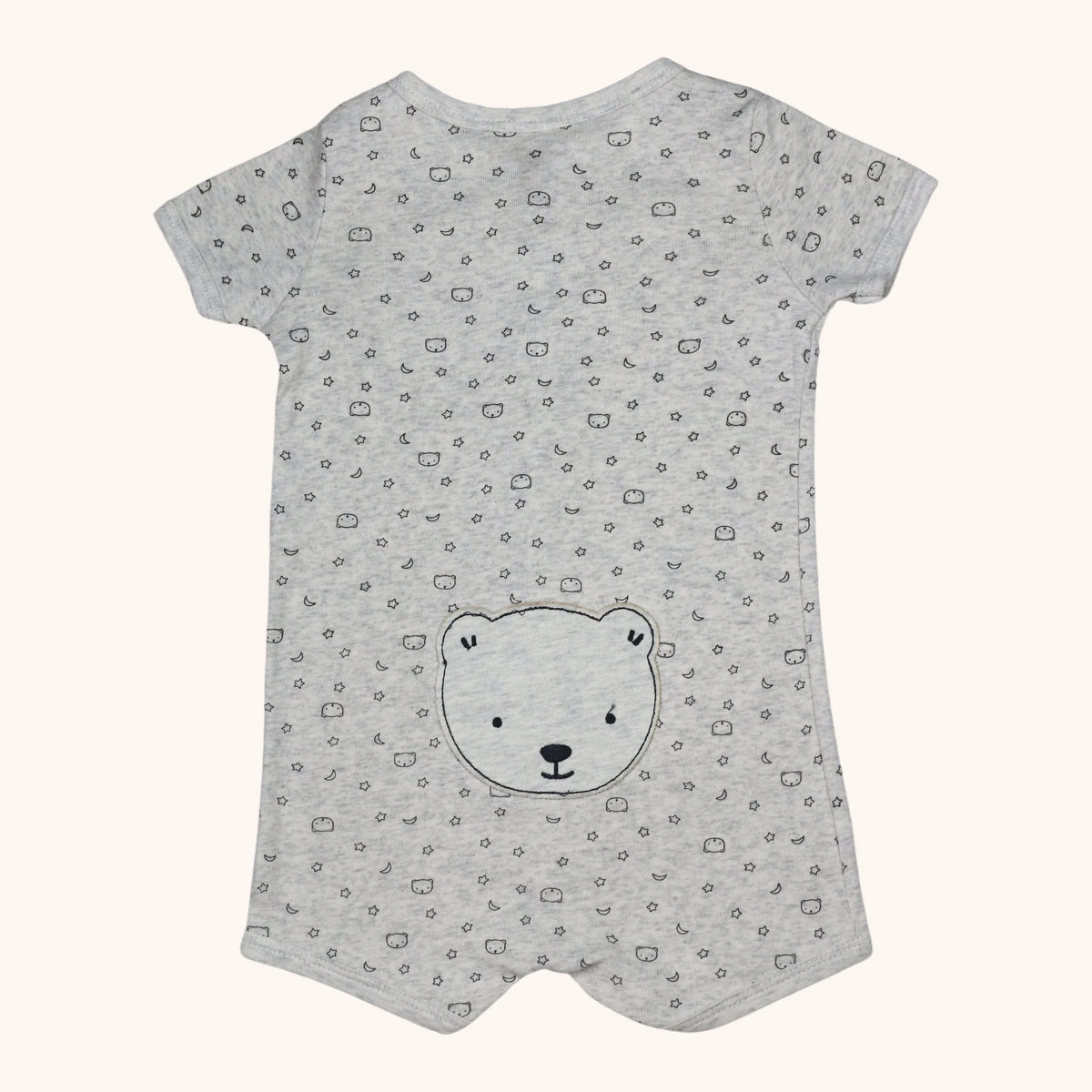 Stitcharoo Kids Front-Button Short-Sleeve Romper