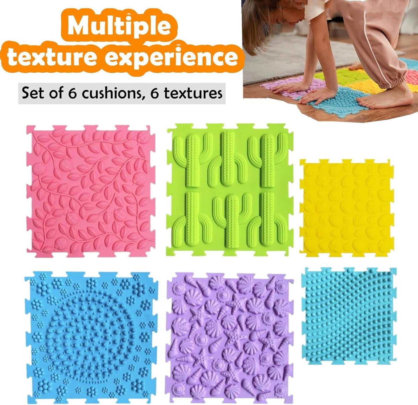 The Kiddie Concept Sensory Puzzle Mat