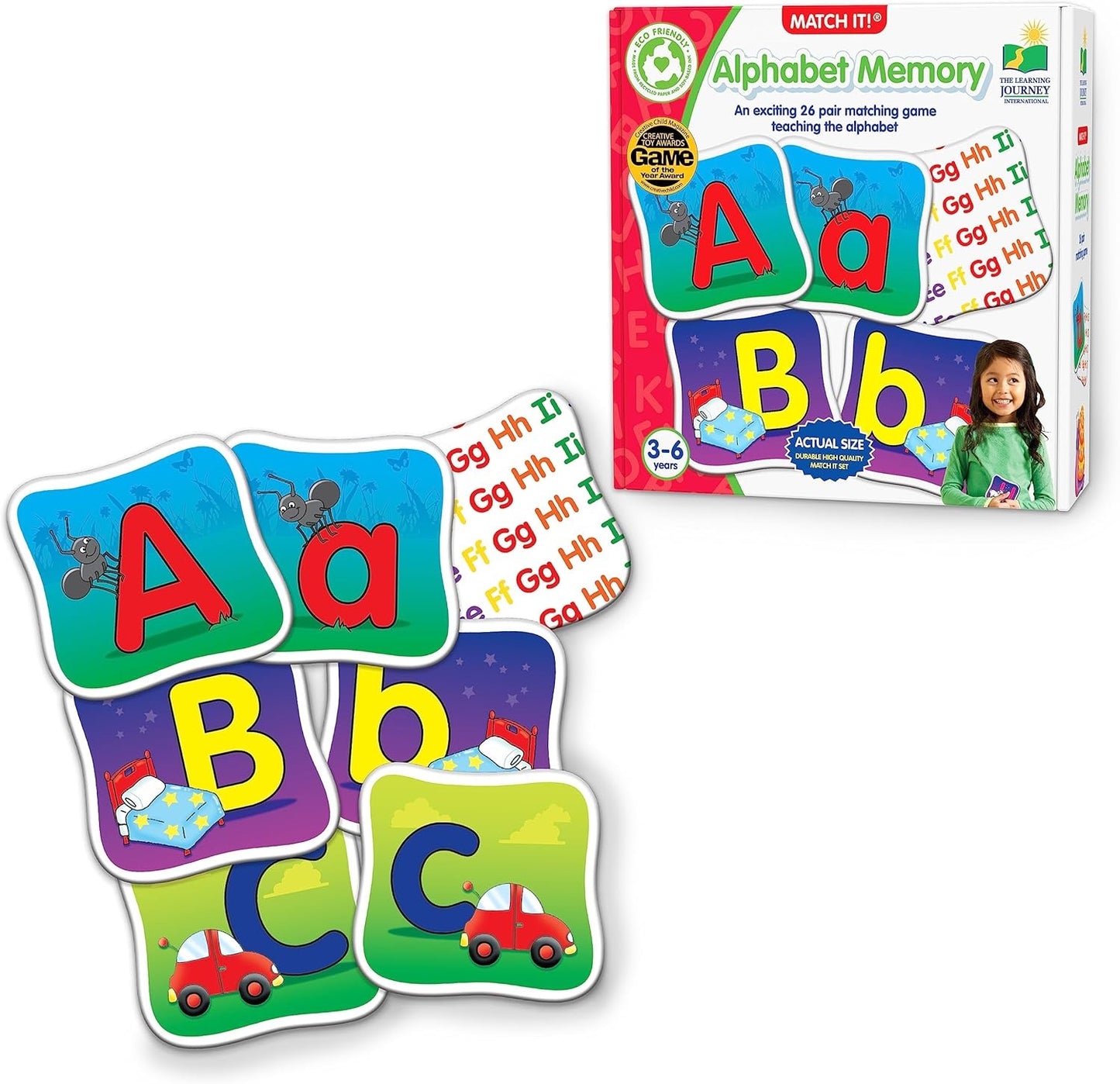 The Learning Journey Match It! Memory - Alphabet