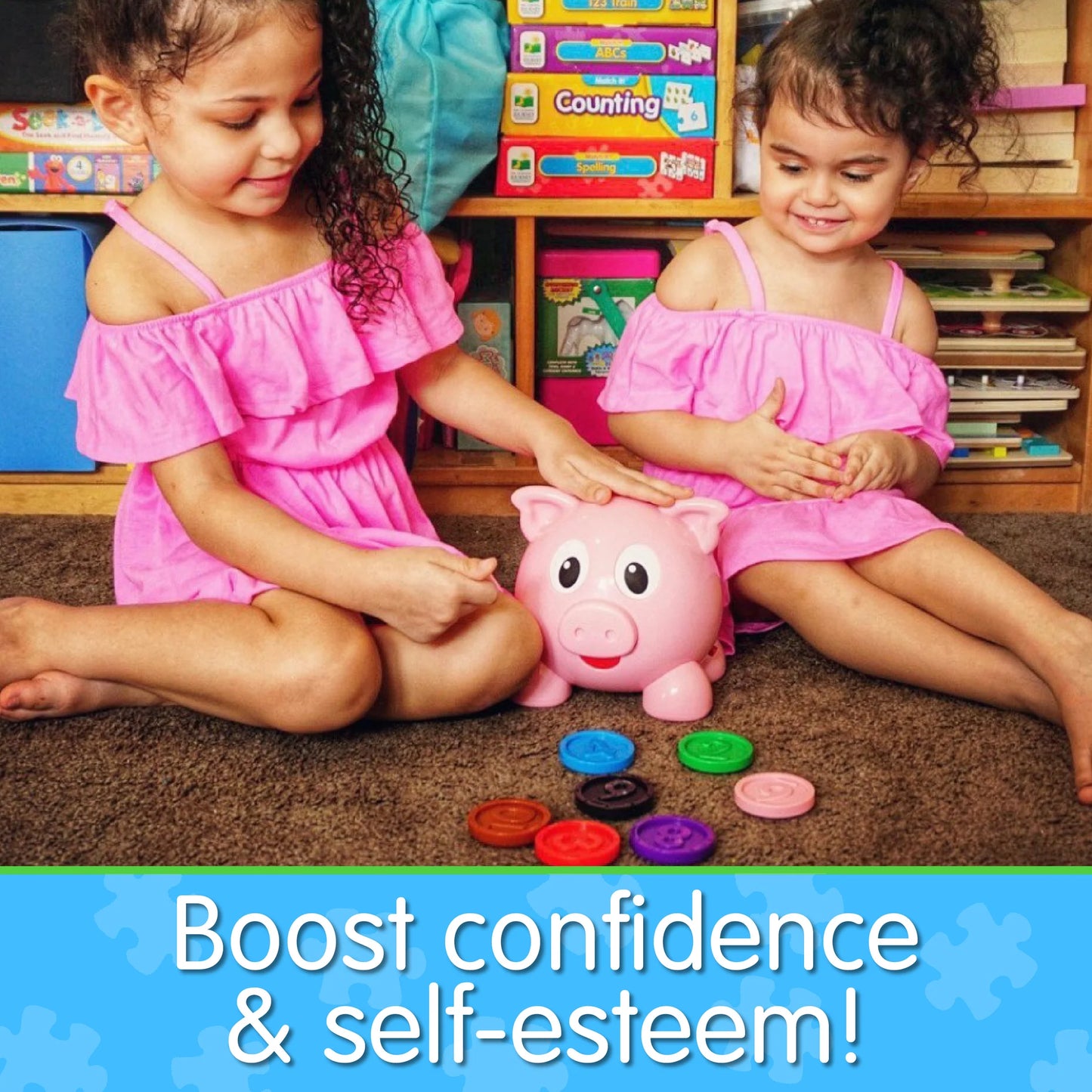 The Learning Journey Learn with Me Numbers and Colors Pig E Bank