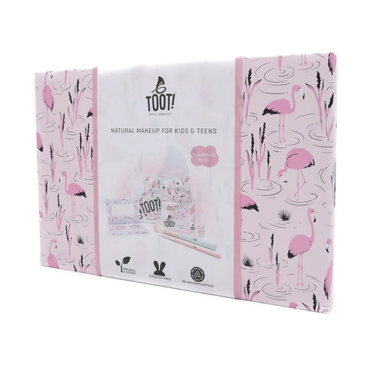 TOOT! Flamingo Kiss Natural Makeup Gift Set