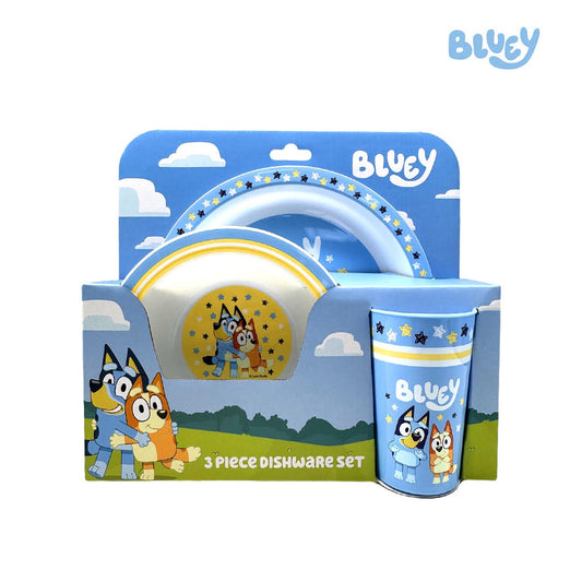 Totsafe Bluey Adventure Gear 3-pc Dishware