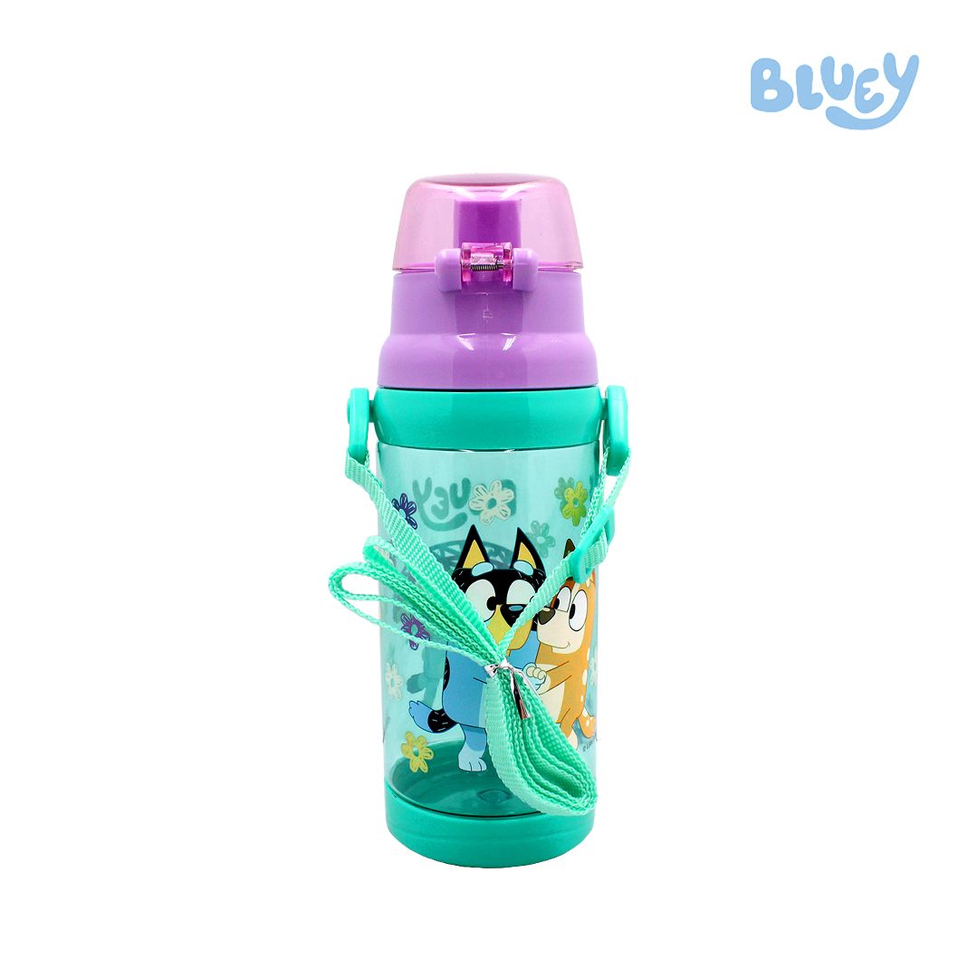 Totsafe Bluey Plastic Water Bottle with Strap (500ml)