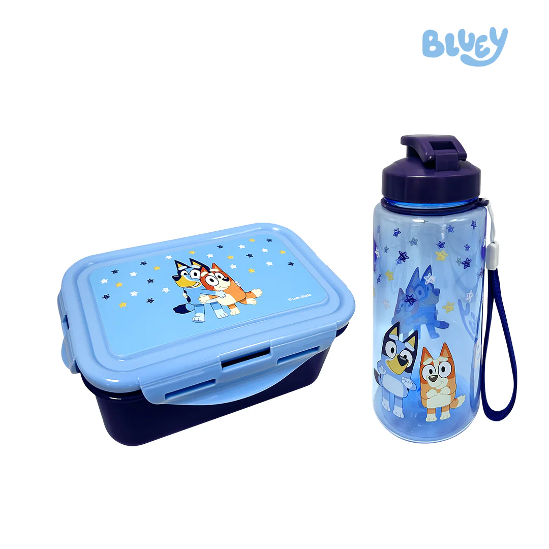 Totsafe Bluey Lunch Box and Water Bottle Set