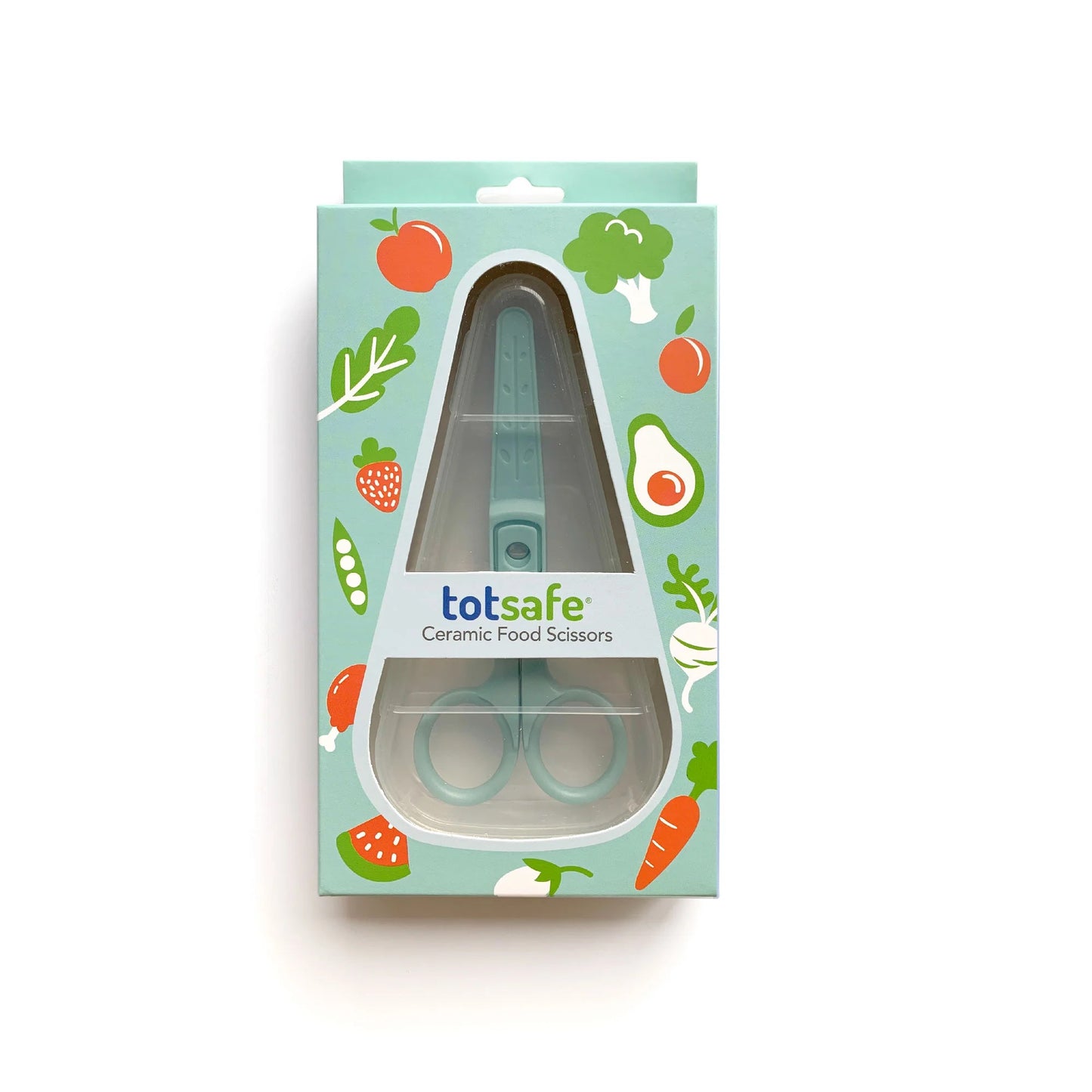 Totsafe Ceramic Food Scissors (New - Blue)