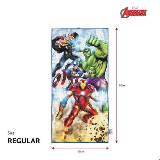 Totsafe Disney Marvel Quick Dry Microfiber Towels - Avengers Classic