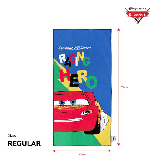 Totsafe Disney Marvel Quick Dry Microfiber Towels - Cars Jump Around