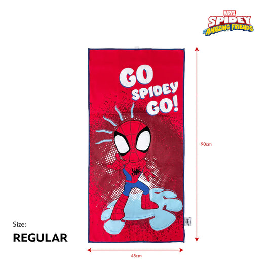 Totsafe Disney Marvel Quick Dry Microfiber Towels - Spidey and His Amazing Friends