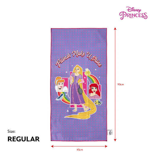 Totsafe Disney Marvel Quick Dry Microfiber Towels - Disney Princess Sticker Collage
