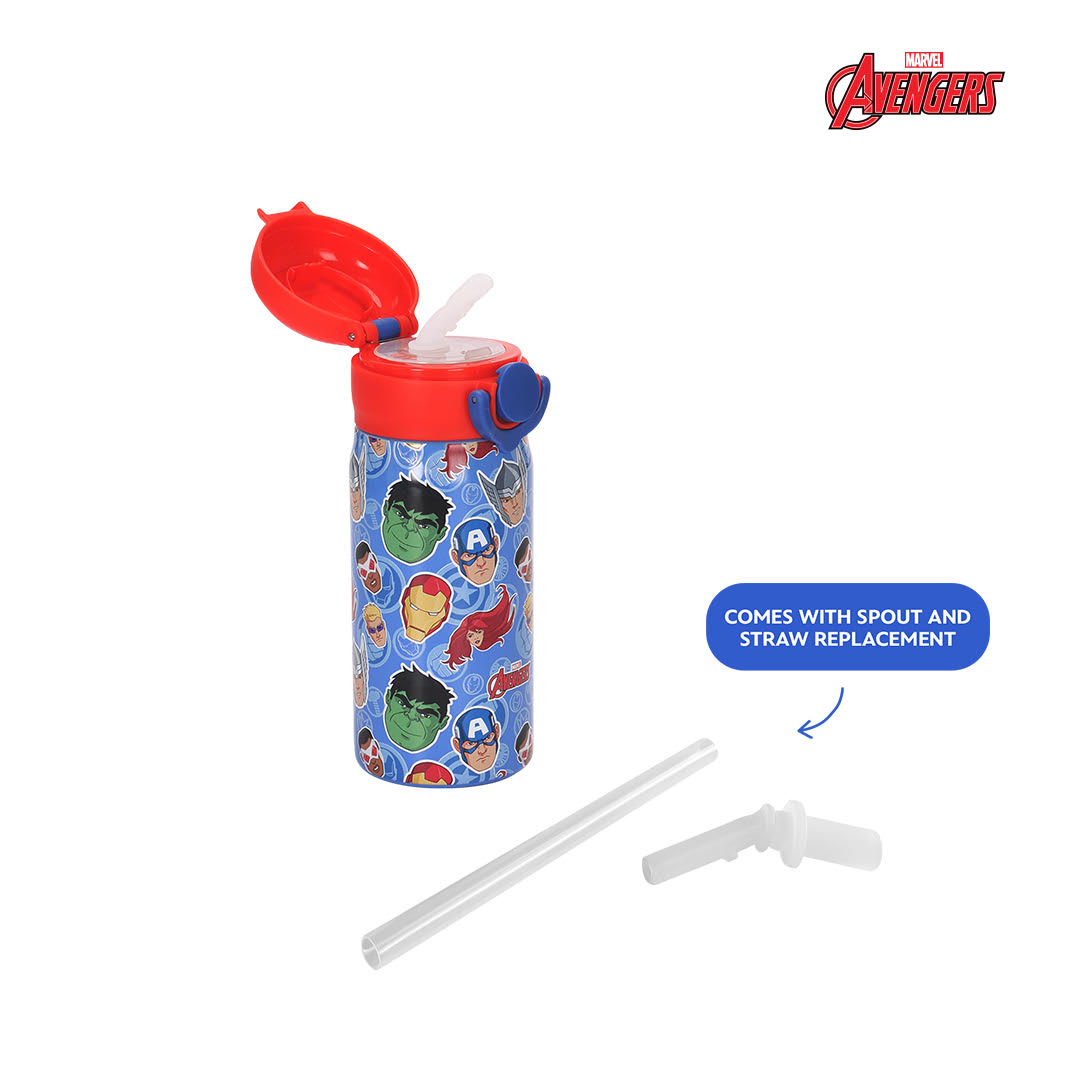 Totsafe Disney Marvel Kids Stainless Steel Insulated Sippy Bottle 350mL