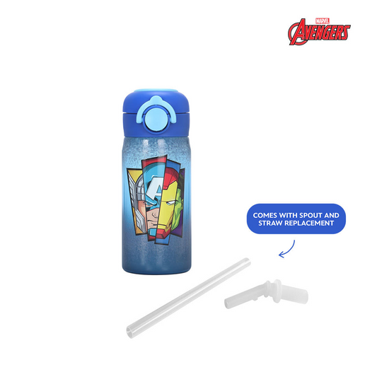 Totsafe Disney Marvel Kids Stainless Steel Insulated Sippy Bottle 350mL