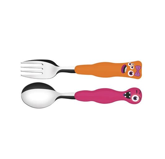 Tramontina Monster Kids 2-Piece Cutlery Set