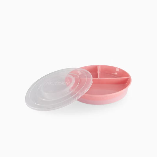 Twistshake Divided Plate with Lid