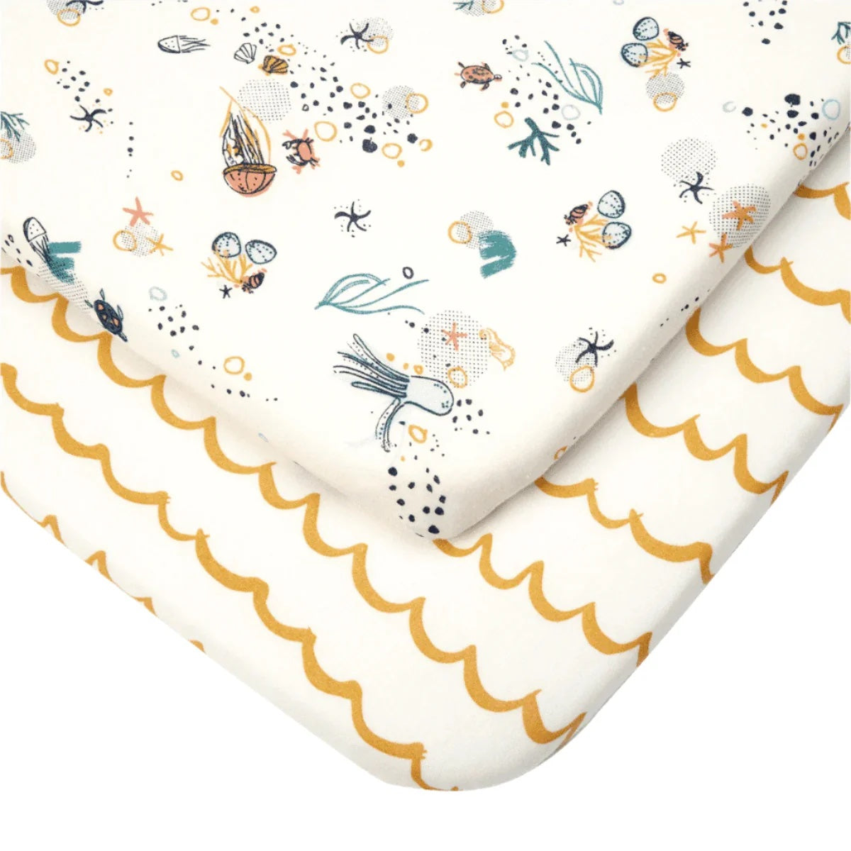 Tutti Bambini Bedside Crib Fitted Sheets (2-pack)