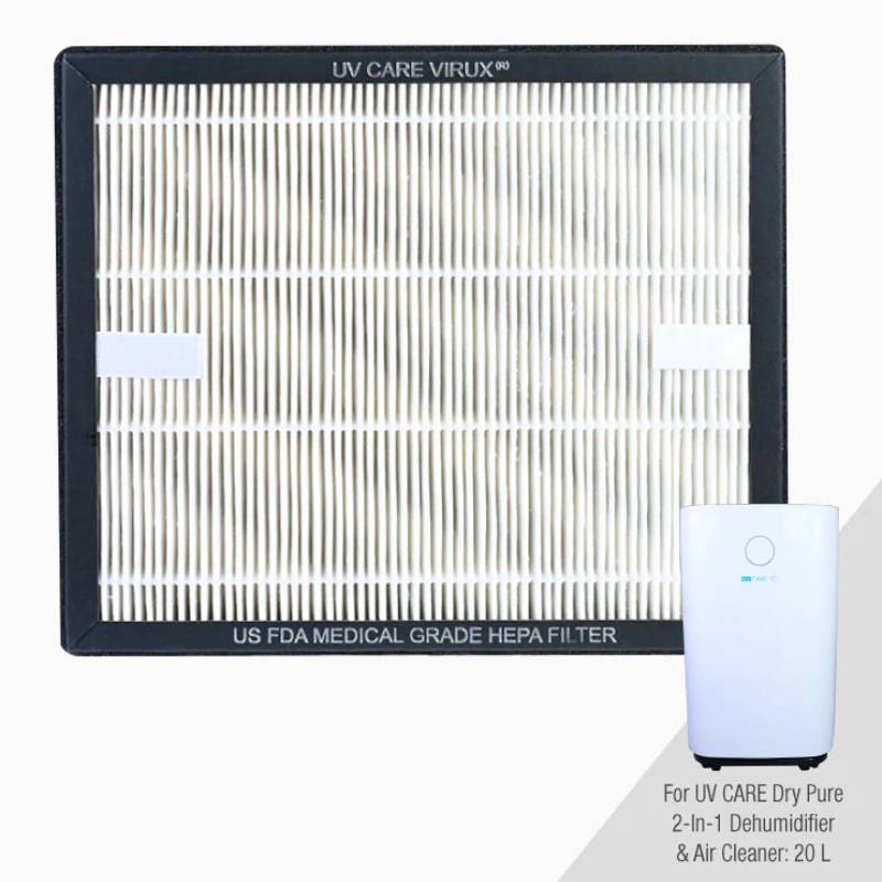 UV Care Replacement Medical Grade HEPA Filter for the UV Care Dry Pure 2-in-1 Dehumidifier & AIr Cleaner