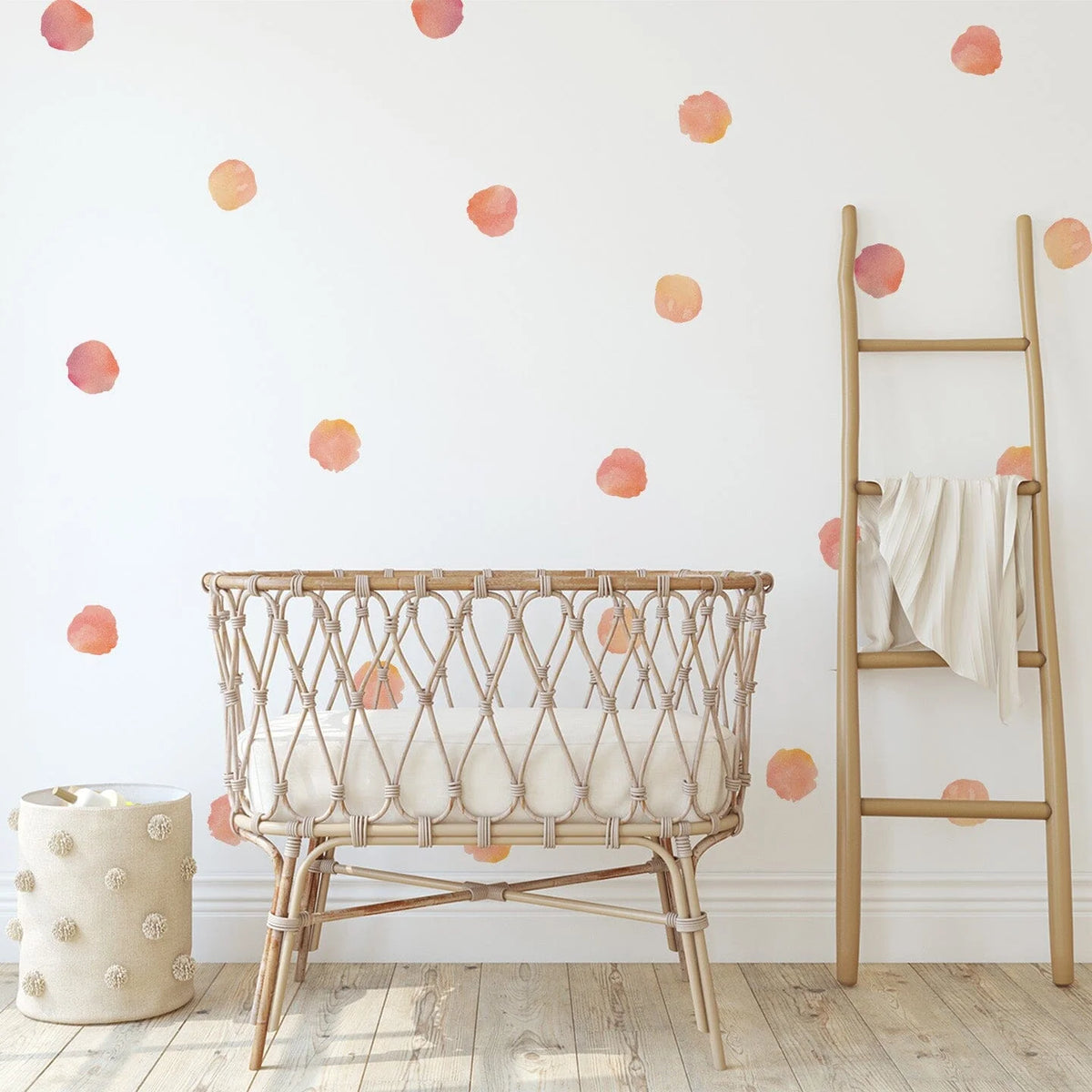 Urban Walls Watercolor Dots Decal