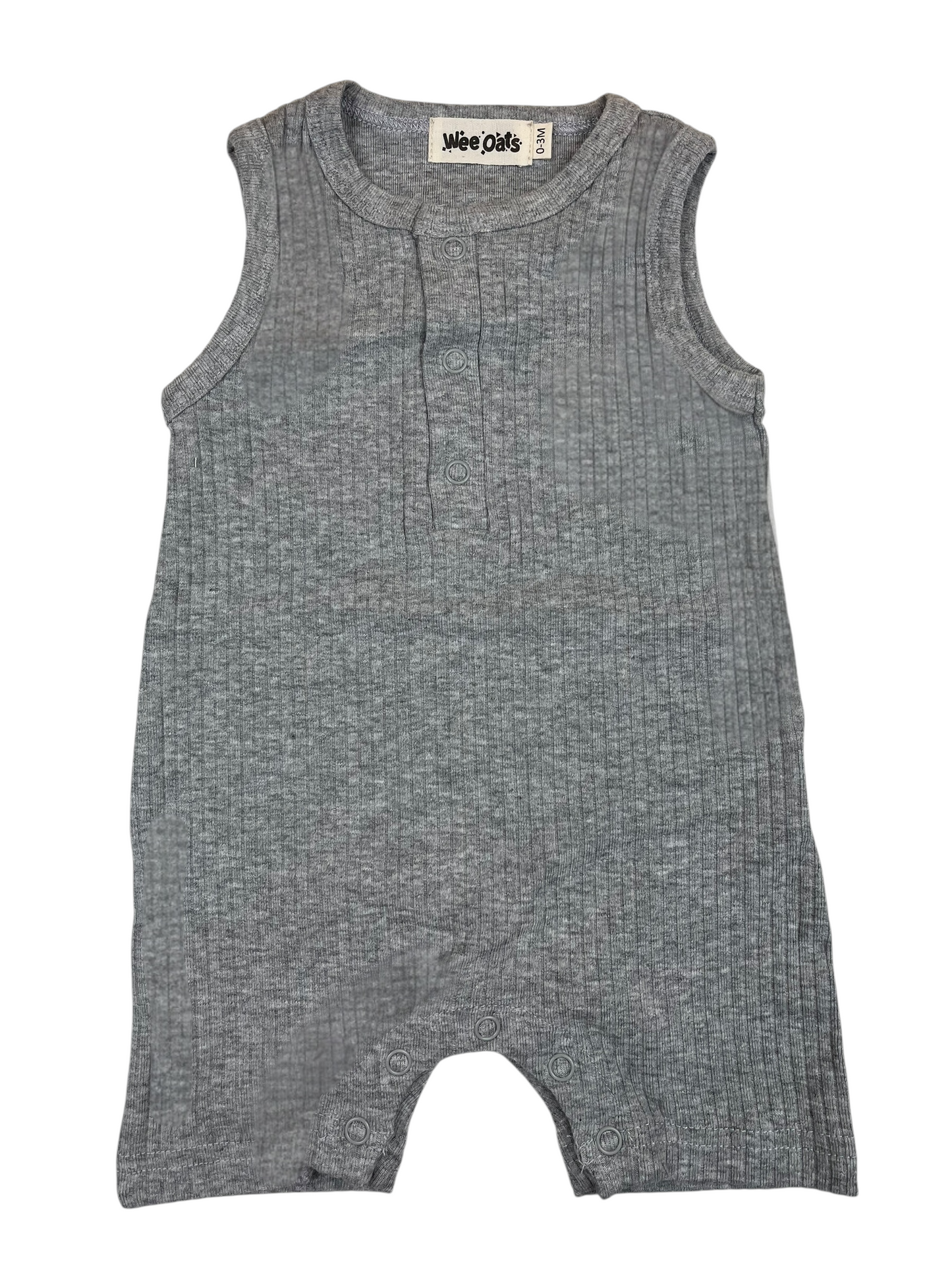 Wee Oats Churros Sleeveless Onesie Shorts