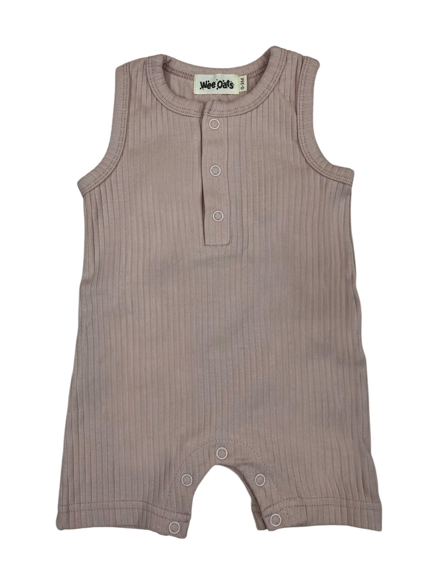 Wee Oats Churros Sleeveless Onesie Shorts