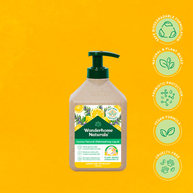 Wonderhome Naturals Cusina Natural Dishwashing Liquid