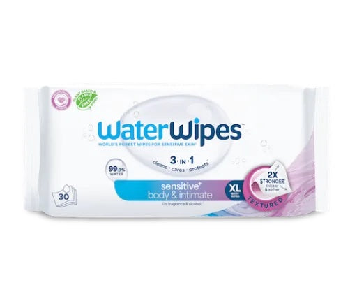 WaterWipes Sensitive Body and Intimate Wipes