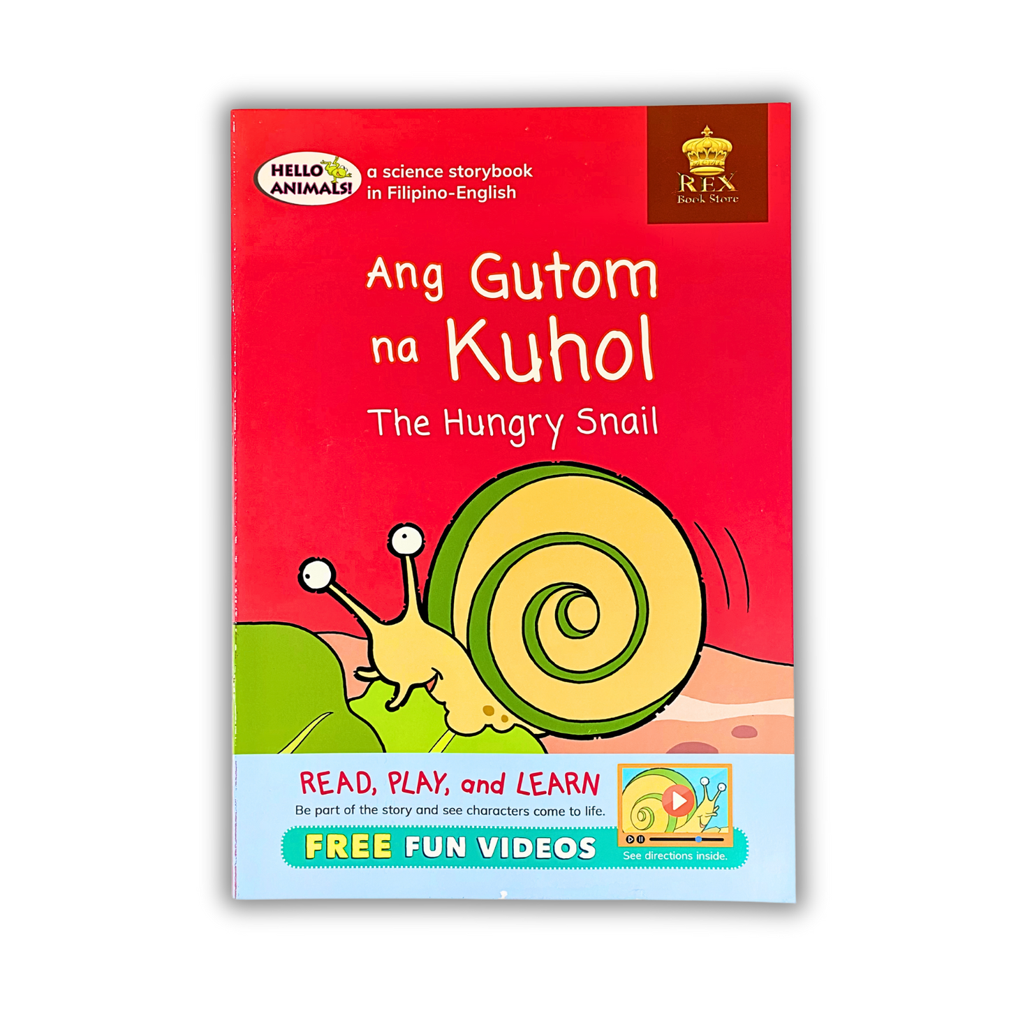 Rex Books Hello Animals Filipino-English (Large Book)
