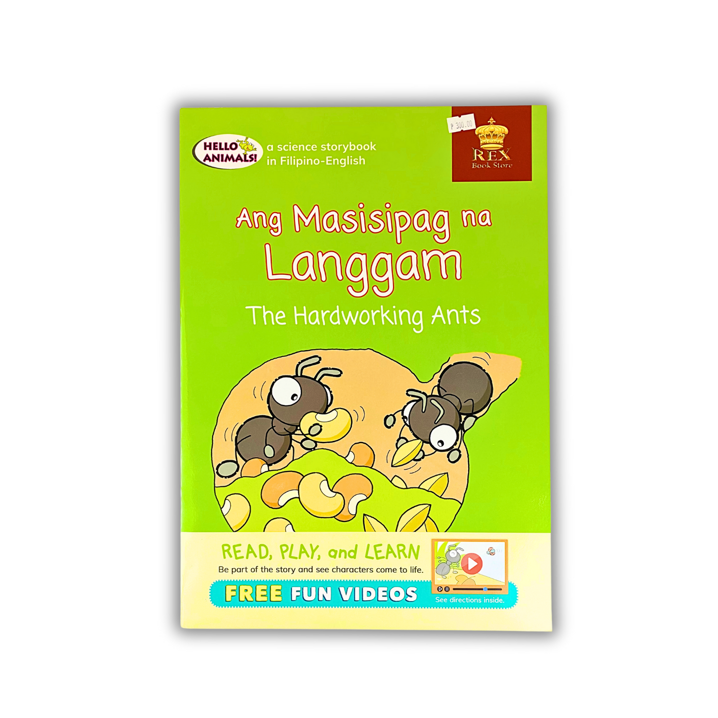 Rex Books Hello Animals Filipino-English (Large Book)