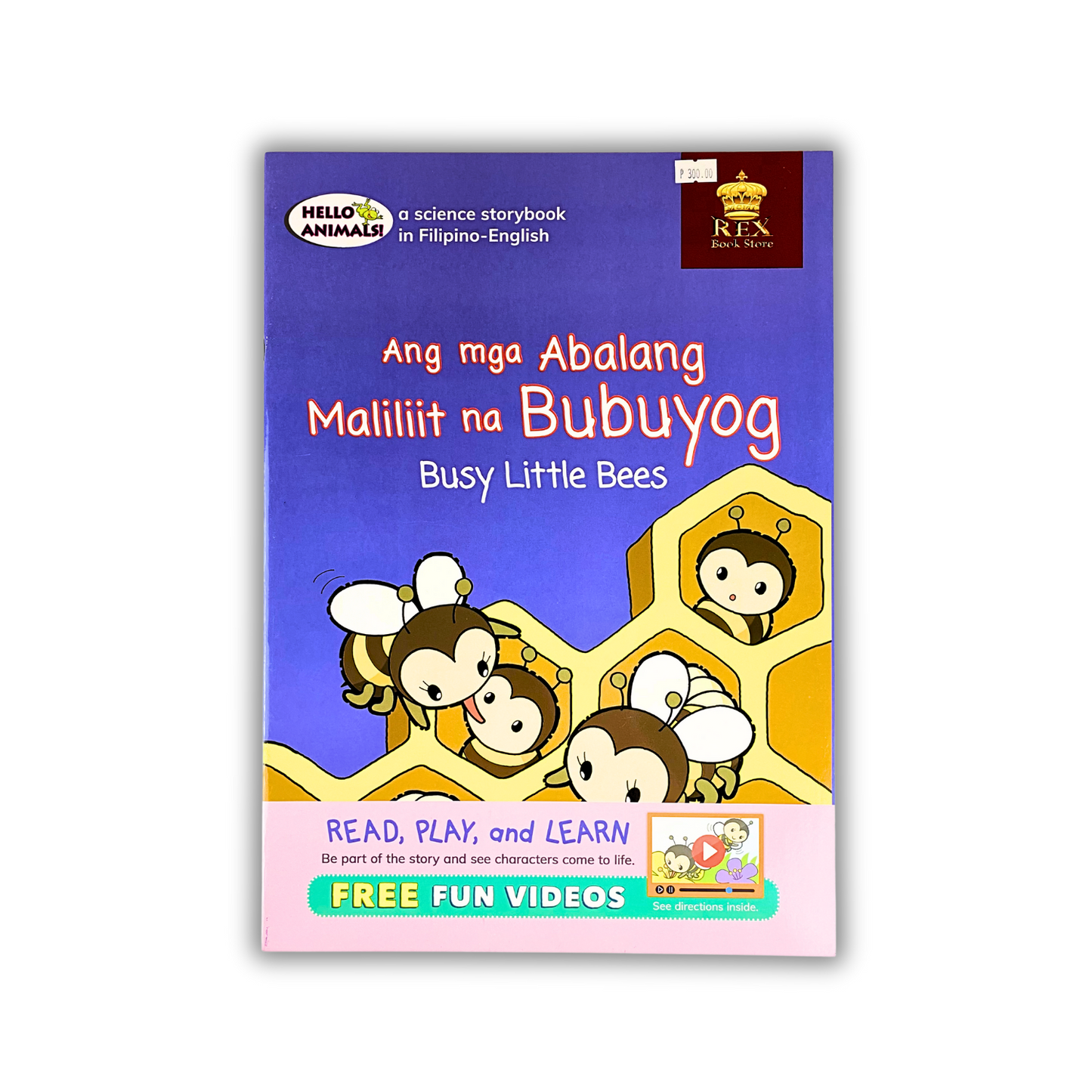 Rex Books Hello Animals Filipino-English (Large Book)