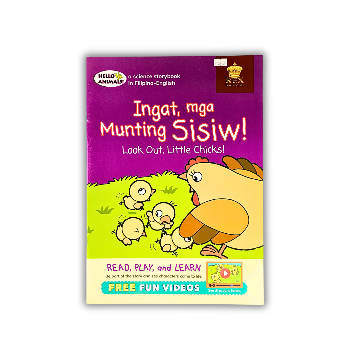 Rex Books Hello Animals Filipino-English (Large Book)