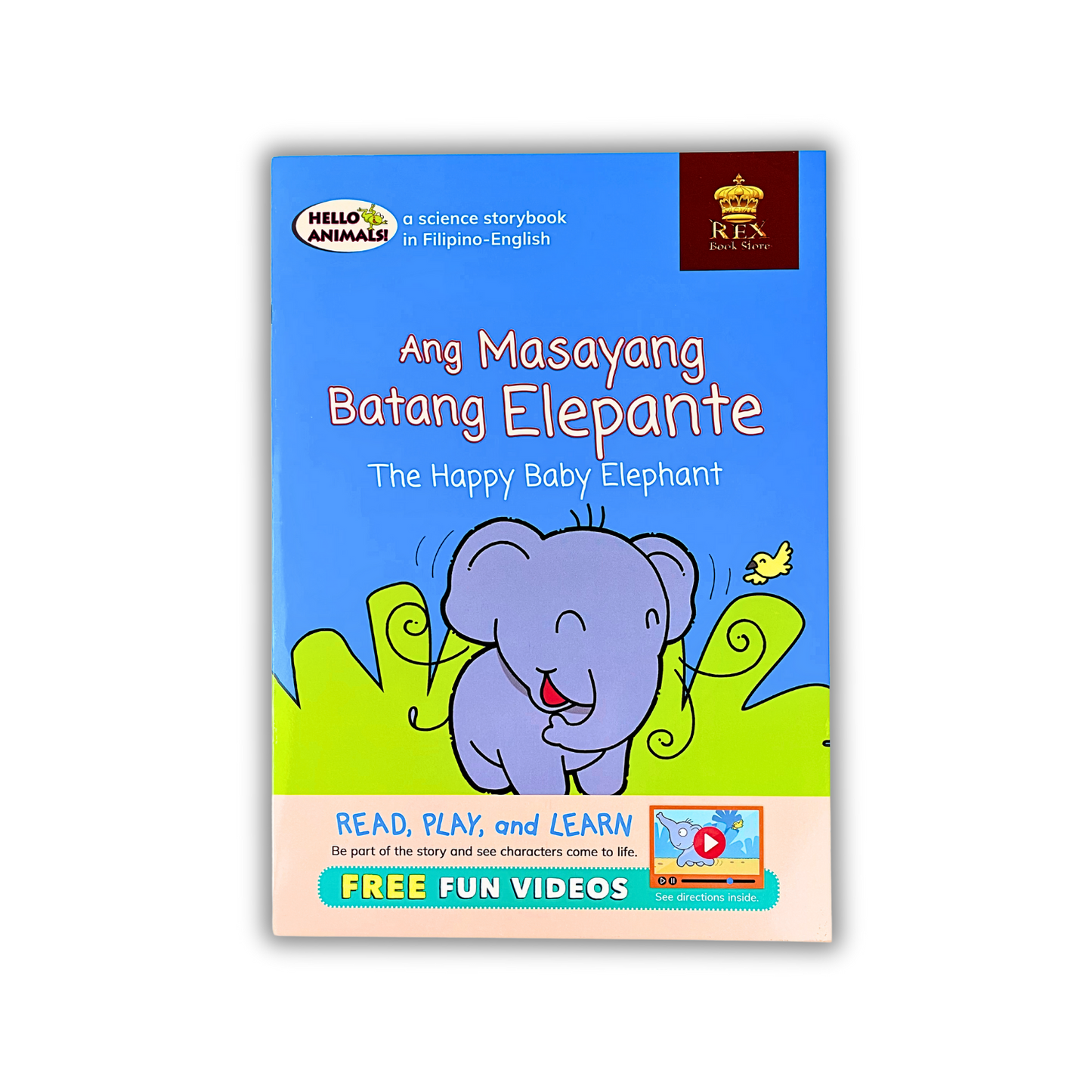 Rex Books Hello Animals Filipino-English (Large Book)