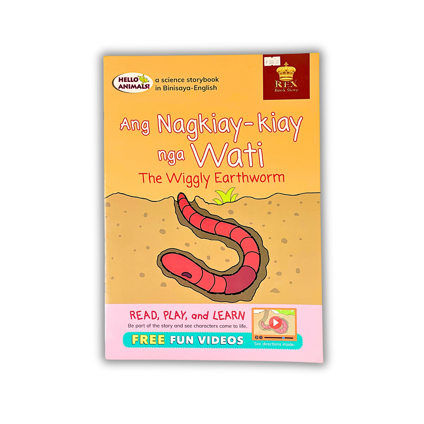Rex Books Hello Animals Binisaya-English (Large Book)