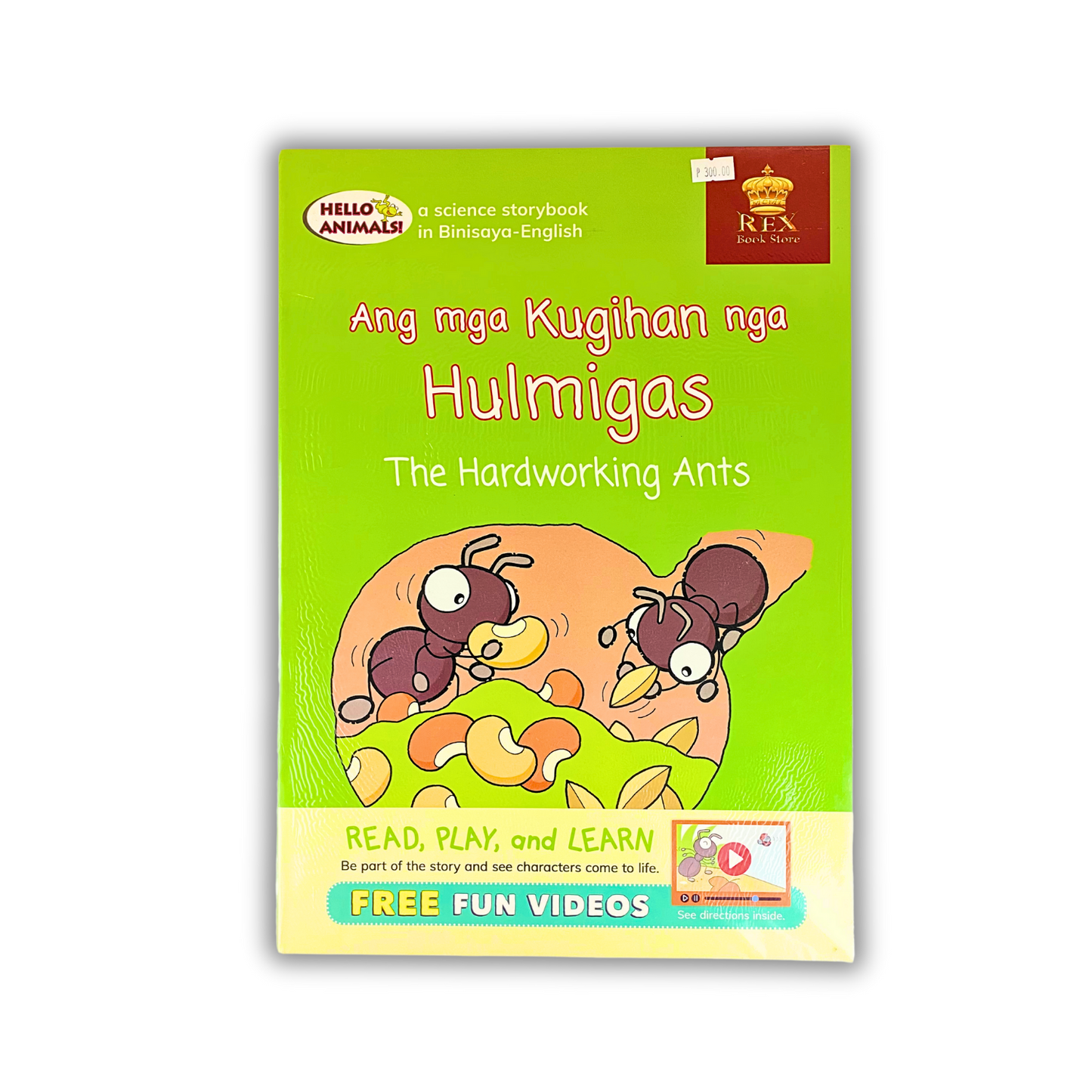 Rex Books Hello Animals Binisaya-English (Large Book)