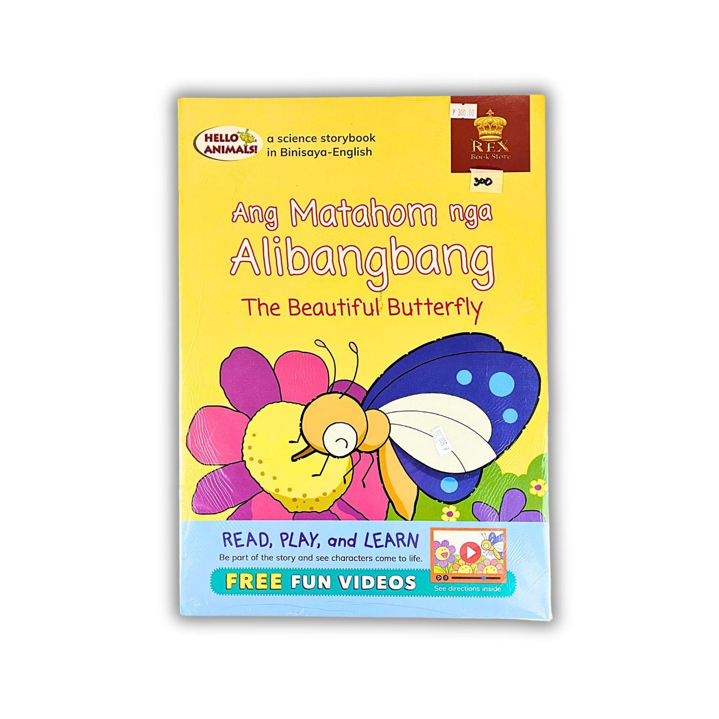 Rex Books Hello Animals Binisaya-English (Large Book)