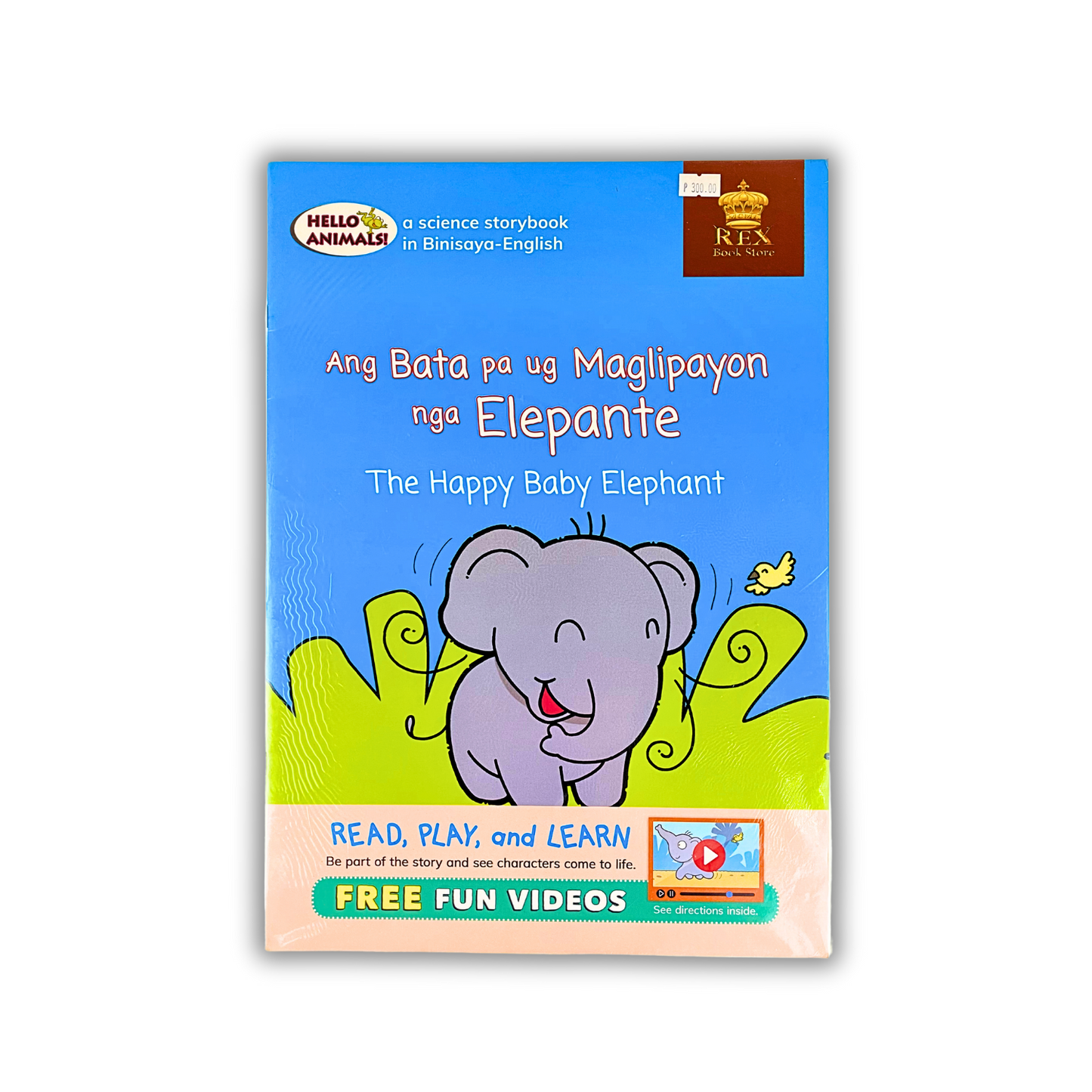 Rex Books Hello Animals Binisaya-English (Large Book)