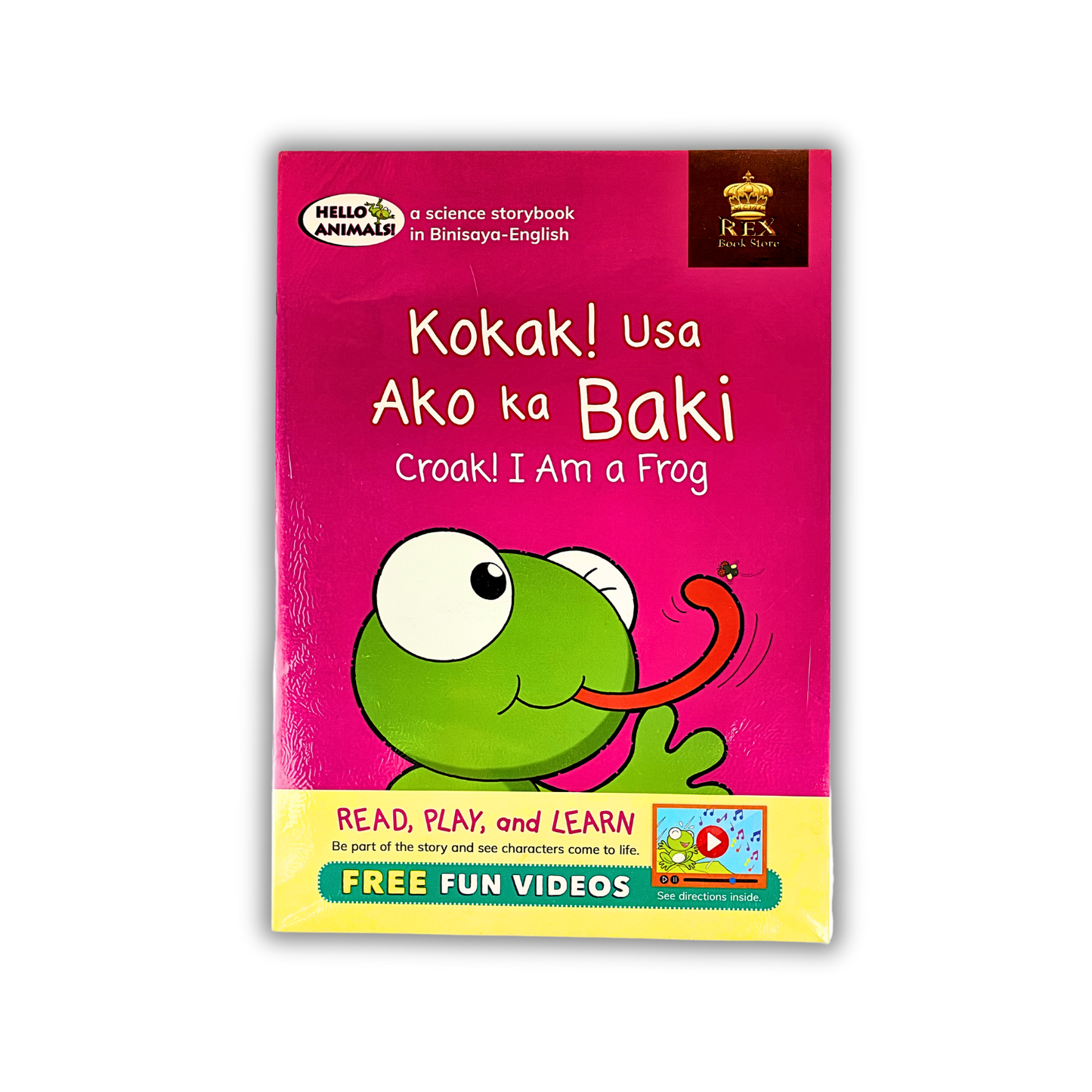 Rex Books Hello Animals Binisaya-English (Large Book)
