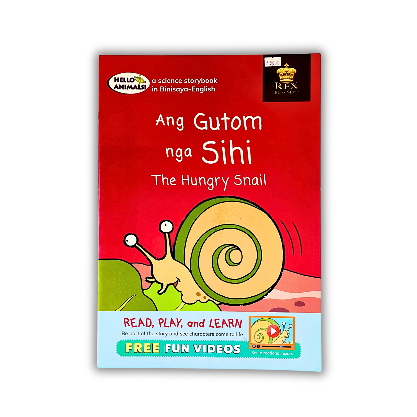 Rex Books Hello Animals Binisaya-English (Large Book)