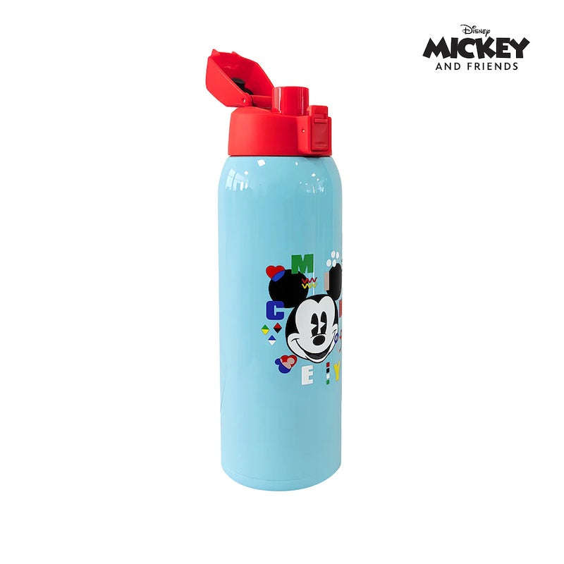 Zippies Lab Disney 1L Insulated Tumbler with Carrying Pouch - Mickey Shape Shifter