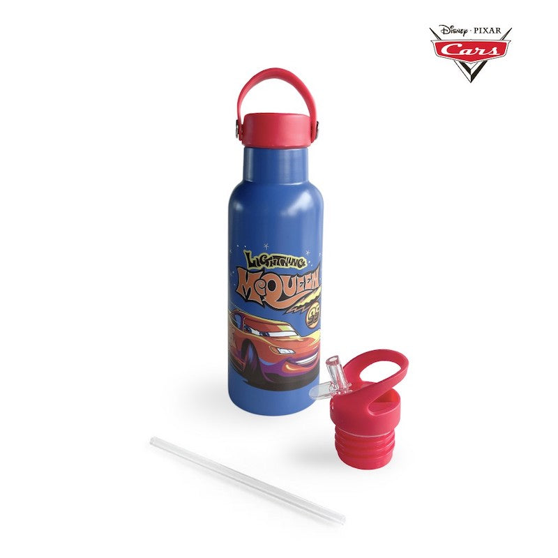 Zippies Lab Insulated Water Bottle 483ml (2 types of cap included) - Cars Classic Graphic