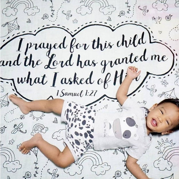 LukieBear Swaddle Blanket