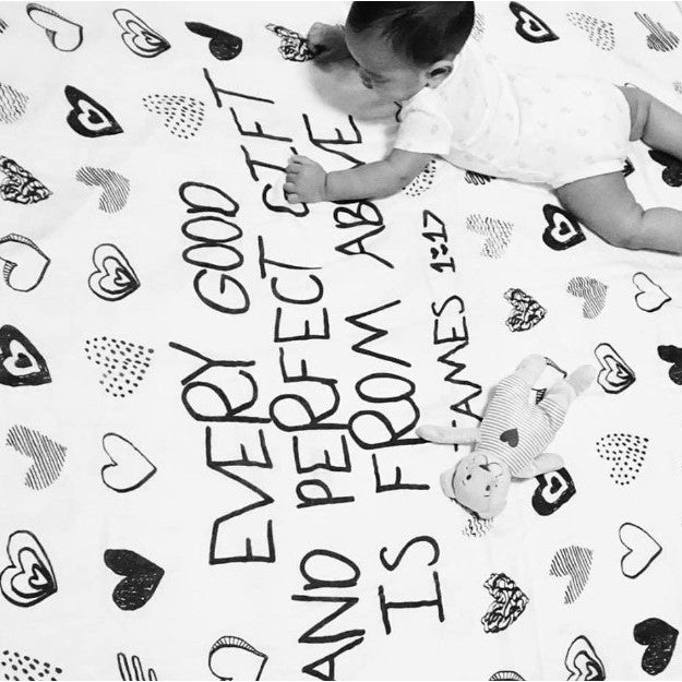 LukieBear Swaddle Blanket