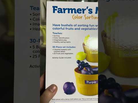 Learning Resources Farmer's Market Sorting Set