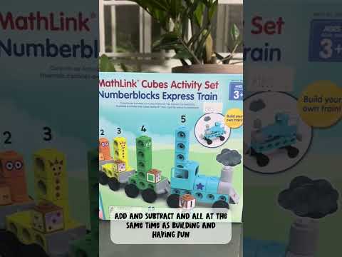 Learning Resources MathLink Cubes Numberblocks Express Train Activity Set