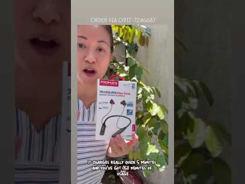 Promate Blend High-Definition Dynamic Wireless Neckband Earphones