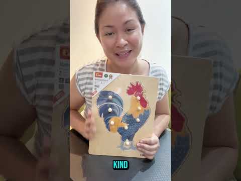 PolarB Viga Montessori Puzzle Rooster